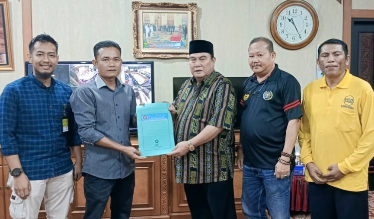 Pengurus PWI Audiensi ke Bupati Kubar, FX Yapan Akui Kurangnya Publikasi Pemerintah