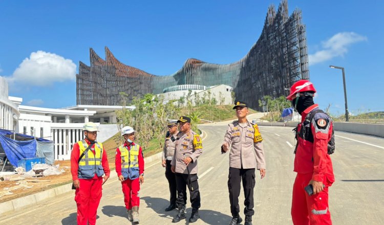 Kapolres PPU Pastikan Kesiapan Ruang Istana  Garuda Nusantara Untuk Presiden Jokowi