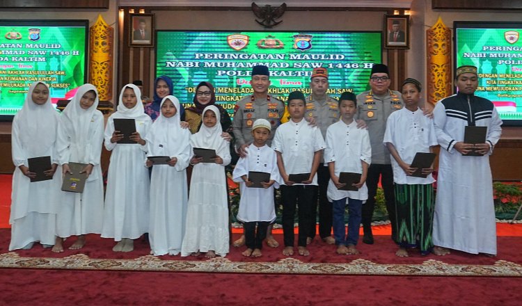 Peringatan Maulid Nabi Muhammad SAW 1446 H di Polda Kaltim