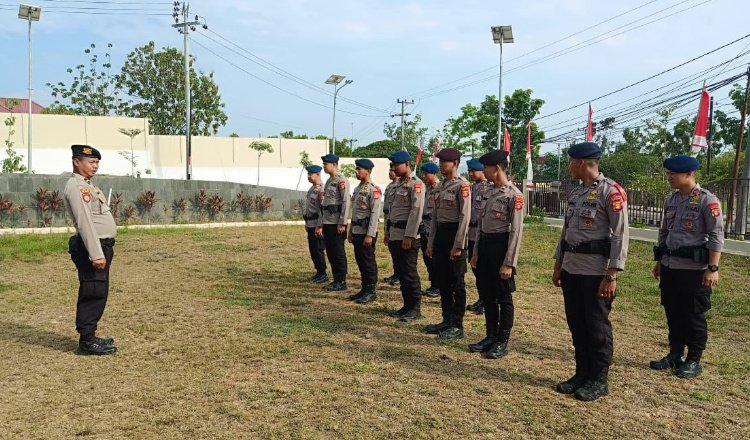 Polres Berau Gelar Patroli Bersama Personel Brimob BKO Polda Kaltim