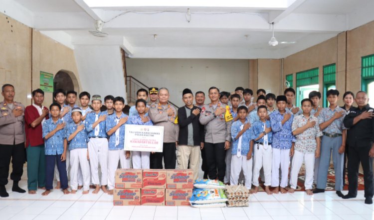 Kabid Humas Polda Kaltim Kunjungi Panti Asuhan Mawadatullah di Kota Bontang