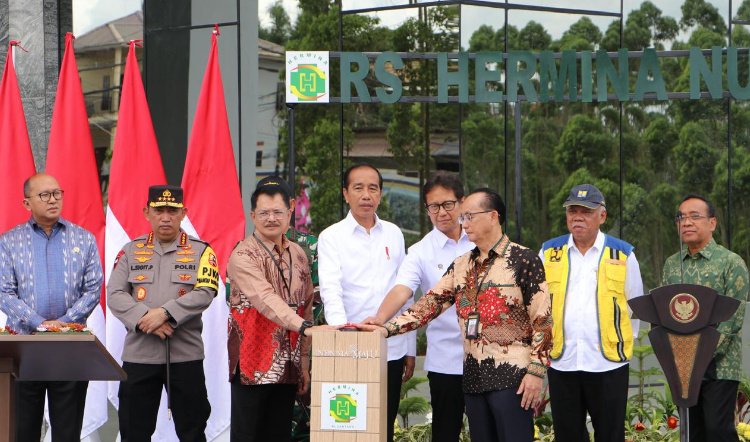 Presiden Jokowi Resmikan Rumah Sakit Hermina Nusantara di IKN