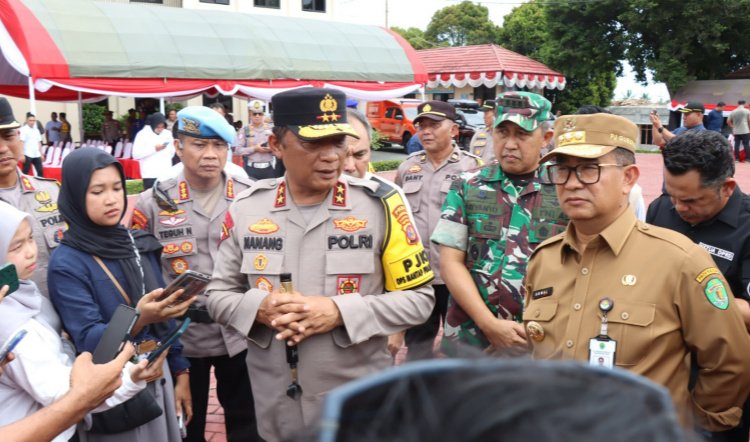 Kapolda Kaltim Tinjau Kesiapan Polres Bontang Jelang Pilkada 2024