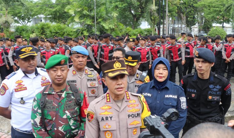 Polda Kaltim dan Polresta Samarinda Gelar Pengamanan Kampanye Akbar Cagub/Cawagub Kaltim