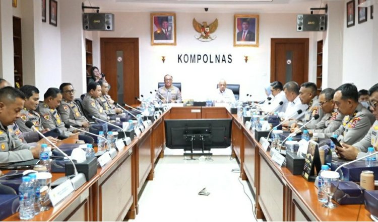 Bahas Kerjasama, Irwasum Polri Audiensi dengan Kompolnas RI