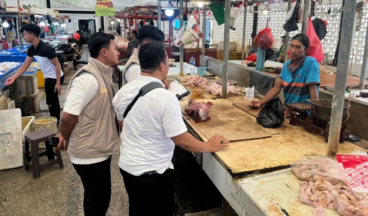 Polda Kaltim Gelar Sosialisasi Pencegahan Penyelundupan Bapokting di Pasar Tradisional