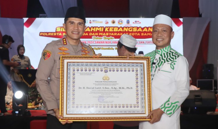 Undang Ustaz Das’ad Latif, Polresta Samarinda Gelar Cooling System Silaturahmi Kebangsaan Pilkada Damai