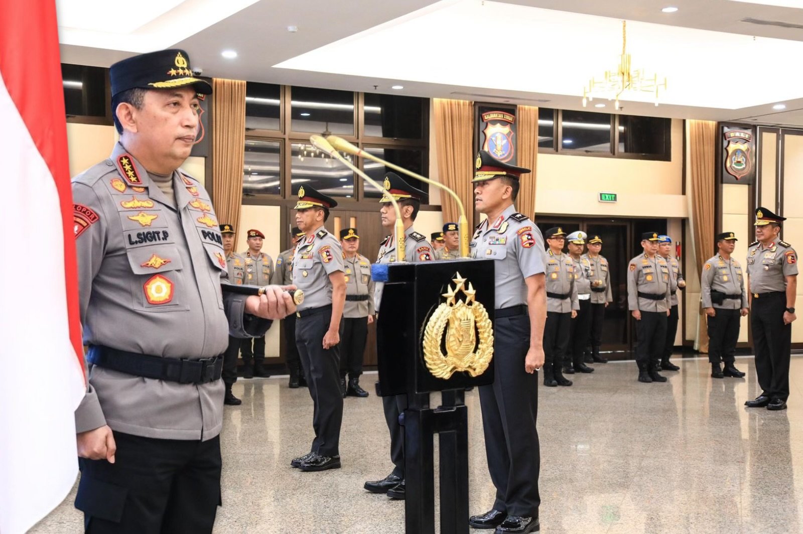 Mabes Polri Gelar Korps Raport Kenaikan Pangkat Pati Polri, 13 Perwira Tinggi Naik Pangkat