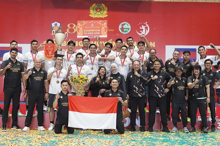 Jakarta Bhayangkara Presisi Juara Turnamen Voli Internasional di Vietnam