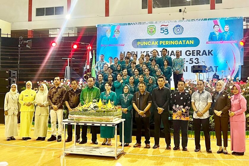 Momen Peringati HKG PKK ke-53, Kader PKK Kutai Barat Mitra Strategis Pemerintah