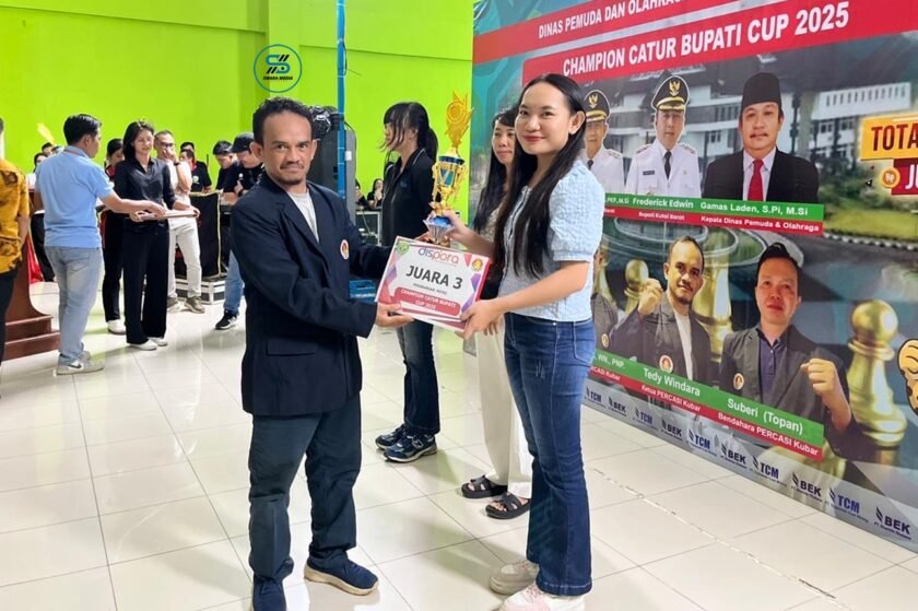 PERCASI Kubar Jaring Atlet Potensial di Champion Catur Bupati Cup 2025