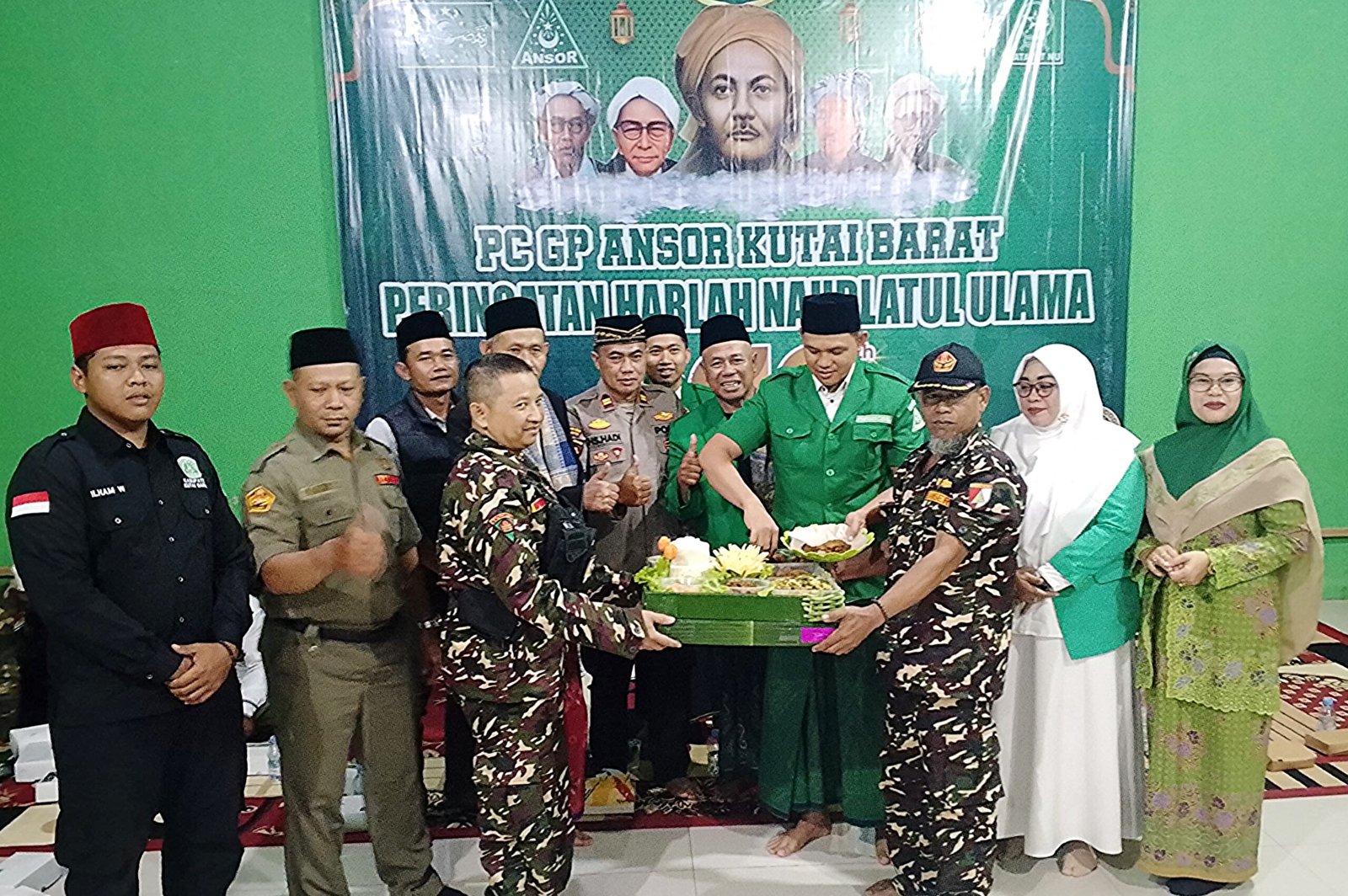 GP Ansor Banser Kubar Peringati 1 Abad NU Dengan Istiqhosah Doa Bersama