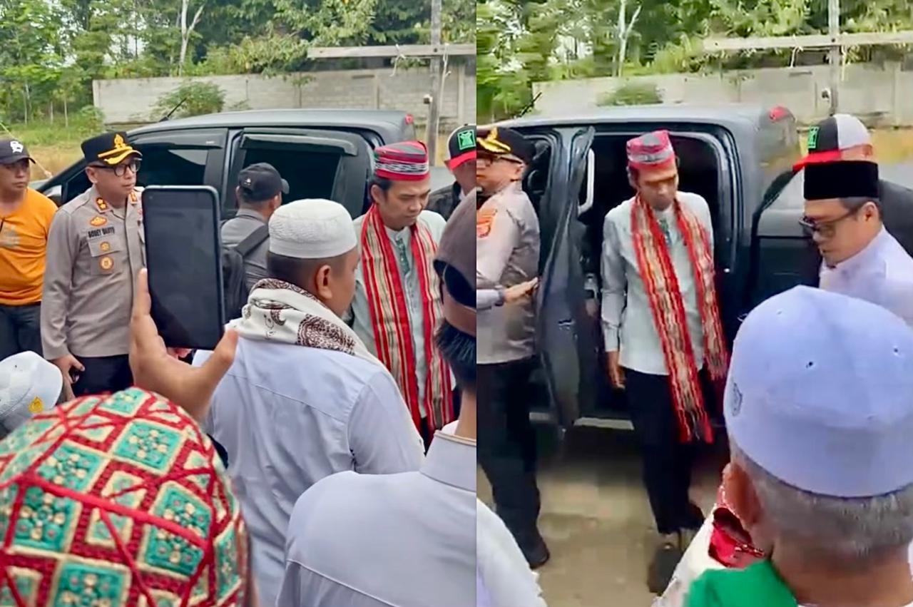 VIRAL Video Penghadangan Mobil Mewah di Bandara Melalan, Ternyata Bukan Diisi Ustaz Abdul Somad! Ini Fakta Sebenarnya